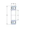 Подшипник 2204 E-2RS1TN9 SKF