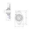 Корпус с подшипником FYTB 35 TF SKF
