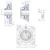 Корпус із підшипником FY 35 TF SKF