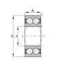 Подшипник 3805 2RS INA