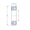 Підшипник 2205 E-2RS1KTN9/C3 SKF