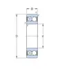Підшипник 2206 E-2RS1TN9/C3 SKF