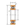 Підшипник 6204 Timken