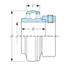 Подшипник NA 206 G (UEL 206) CT