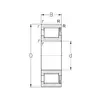 Підшипник NCF 3028 V NKE