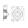 Корпус с подшипником RCSMF 20 INA
