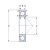Подшипник 7221 BECBM SKF