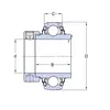 Подшипник YEL 207 2RF/VL065 SKF