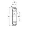 Підшипник LM 300849/LM300811 NSK
