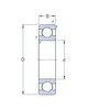 Підшипник W 608 SKF