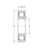 Підшипник 6208 2RS1/C3VE167 SKF
