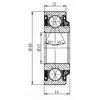Подшипник 203 JD (203RRY61) PEER