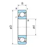 Подшипник 7210 B NACHI