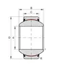 Підшипник GE 40 FW 2RS A INA