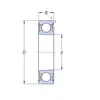 Подшипник 6211 K 2RS1 C3 SKF