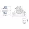 Корпус с подшипником SY 25 TF/VA201 SKF
