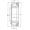 Підшипник 13600LA/13621 CT-AGRI