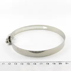 Хомут черв'ячний оцинкований Ф90-110