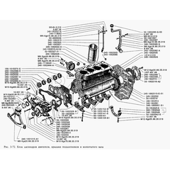 Уплотнение для Подвески и блок цилиндров дизеля МТЗ-80 ( оригинал МТЗ ) 240-1002043