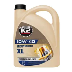 Масло моторное K2 Semisynthetic SL/CF 10W-40 4 л (O2044E)