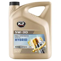 Масло моторное K2 Full Synthetic OIL Hybrid 5W-30 5 л (O1555E)
