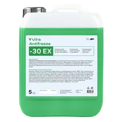 Жидкость охлаждающая VIRA Antifreeze ЕХ -30 °C зеленая 5 кг (VI0084)