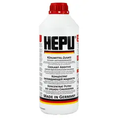 Рідина охолоджуюча HEPU Антифриз G12 червона концентрат 1,5 л (P999 G12)