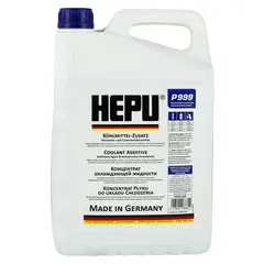 Рідина охолоджуюча HEPU Антифриз -38 °C G11 синя концентрат 5 л (P999-005)