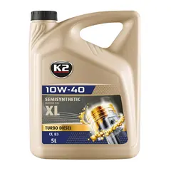 Масло моторное K2 Semisynthetic XL TD SL/CF B3 10W-40 5 л (O2055E)