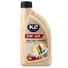 Масло моторное K2 Synthetic Motor Oil XV-C3 5W-40 1 л (O1221E)