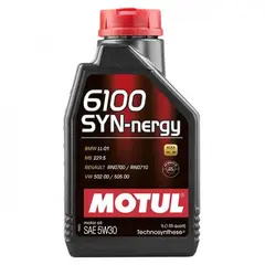 Масло моторное MOTUL 6100 Syn-nergy 5W-30 1 л (113141/107970)