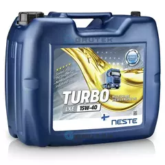 Моторное дизельное масло Neste Turbo LXE 15W-40 минеральное (CI-4, CH-4/SL) 20л 186420 / СТ-00017792, Объем, л: 20