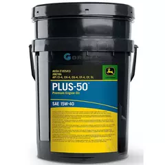 Олива моторна JD Plus 50 15W-40 20 л (John Deere) YU50002X020, Об'єм, л: 20