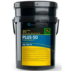 Олива моторна JD Plus 50 15W-40 20 л (John Deere) YU50002X020, Об'єм, л: 20