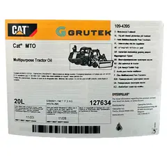 Масло універсальне CAT MTO тракторне 20л (CATERPILLAR) 127634 / 109-4395, фотография 2