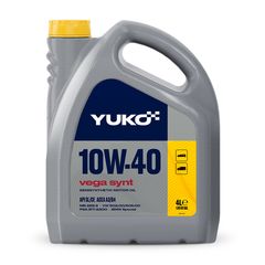 Моторна олива Yuko Vega Synt 10W-40 4л 004487 / 482007024122, Об'єм, л: 4