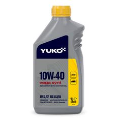 Моторна олива Yuko Vega Synt 10W-40 1л 004489 / 482007024121, Об'єм, л: 1