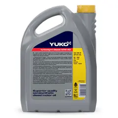 Моторна олива Yuko Turbosynt Diesel 10W-40 5л 006084 / 482007024205, Об'єм, л: 5, фотография 2