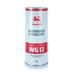Рідина охолоджуюча WOLVER  ANTIFREEZE Coolant CONCENTRATE WG12 1,5л (концентрат -80C) Червоний