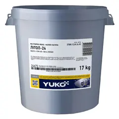 Мастило YUKO Літол-24 17кг 024675 / 4820070249101, Вага, кг: 17