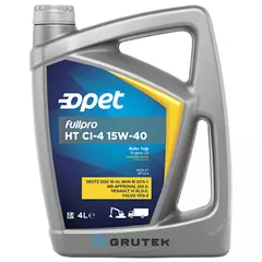 Моторна олива Opet Fullpro HT CI-4 15W-40 4л 601215384, Об'єм, л: 4