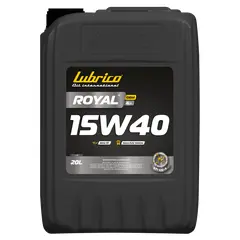 Олива моторна LUBRICO ROYAL OEM ALL 15W40, 20л - API CK-4/CJ-4/SN, ACEA E11/E9/E7