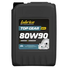 Олива трансмісійна LUBRICO TOP GEAR EPX 80W90, 20л - API GL-5