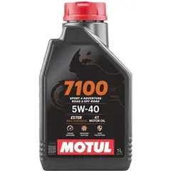 Олива для чотиритактних двигунів 5W40 7100 1л 4T естерове, API SN JASO MA-2 Синтетична 7100 5W40 1L 104086