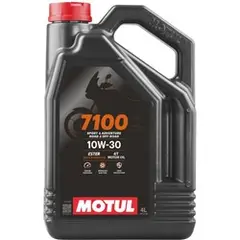 Олива для чотиритактних двигунів 10W30 7100 4л 4T естерове, API SN Синтетична 7100 10W30 4L 104090