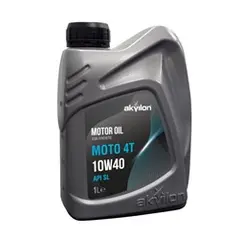 Олива для чотиритактних двигунів 10W40 1л 4T, API SL JASO MA; JASO MA-2 4T 10W40 1L
