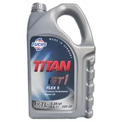 Моторна олива 0W20 5л TITAN синтетична TITAN GT1 F.5 0W20 5L
