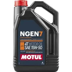 Олива для чотиритактних двигунів 15W50 NGEN 7 4л 4T, API SP JASO MA-2 Синтетична NGEN 7 15W50 4L 111825