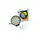 Фара дополнительная LED круглая 114х60 (Дм/Ш) 42W EP16 FL 6000K ближний свет CYCLONE WL-D4 42W EP14 FL