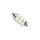 Лампа світлодіодна AC лазер. 12-10 WHITE 6*5050 41мм D1 MEGALIGHT SMD-S8.5(41)-06-5050